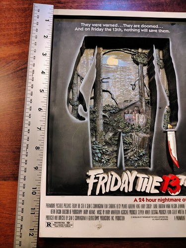 Póster de la película Friday The 13th 3D Shadowbox McFarland Movie Maniacs 2006 terror... - Imagen 7 de 12