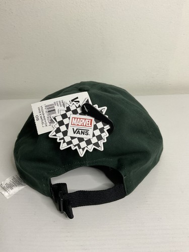 Vans X Marvel Hulk bestickt Comic Strapback grün Herren Skater Mütze Kappe - Bild 11 von 15