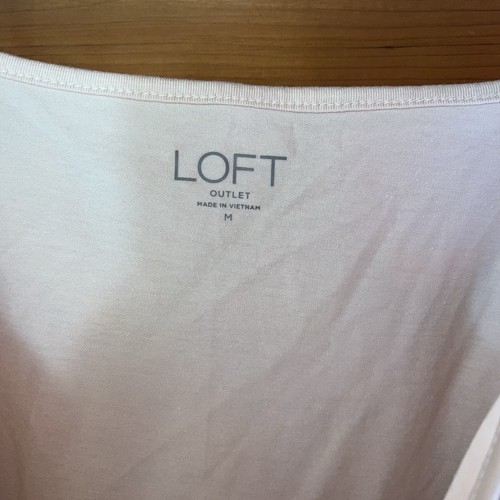 Loft Cami Tank Top Tan With Rose Gold Sequins Medium - Picture 4 of 5