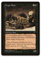 Crypt Rats (LP) Visions VIS Magic MTG