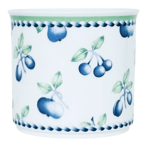 Juego de tazas y platillos Villeroy & Boch PROVENCE tejido azul fruta verde - Imagen 13 de 16