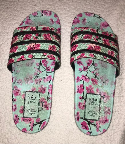 RARE Adidas X Arizona Iced Green Tea Adilette Slides sz11 Limited Edition Y2K - Bild 3 von 7