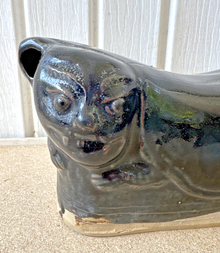 Chinese Porcelain Cat Pillow Head Rest Antique Design Mid Century Free Shipping - Picture 2 of 10