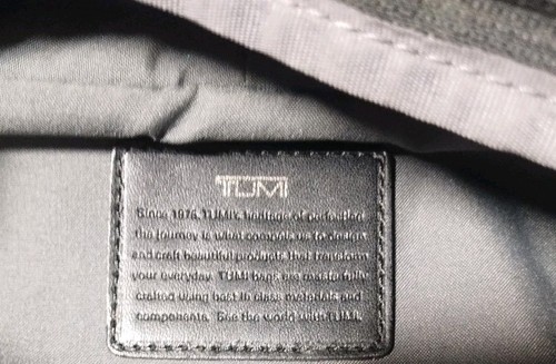 Tumi Bertona Camouflage Travel Backpack black 18" Luggage Travel School - Picture 4 of 7