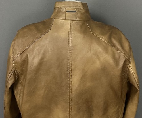 MICHAEL KORS FAUX LEATHER JACKET / COAT - Men's Size XL - Extra Large - Picture 15 of 23