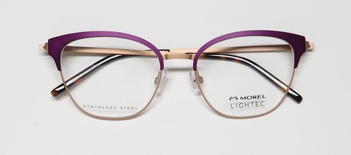 NUEVOS ANTEOJOS LIGHTEC 30201L PÚRPURA BORDE COMPLETO 53-18-145 PP11 OJO DE GATO PARA MUJER - Imagen 2 de 8