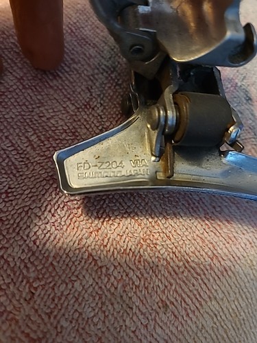 Vintage Shimano FD-Z204 Double Front Derailleur Light Action  - Picture 6 of 6