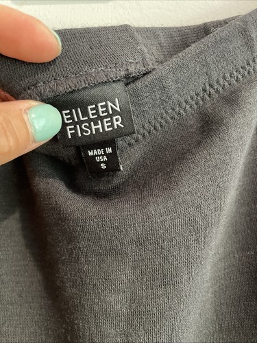 Vtg Eileen Fisher Skirt Maxi Long A-Line Elastic Waist Made in USA Fishtail S - Picture 5 of 11