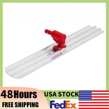 48"Bull Float Magnesium Concrete Float Round End Aluminum Tool W/Float Bracket