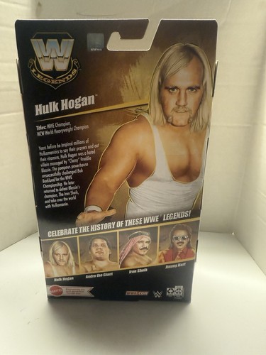 Hulk Hogan WWE Mattel Elite Legends Series 21 Wrestling Action Figure Toy NIB - Picture 2 of 2