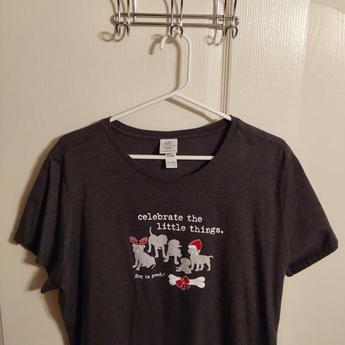 Life Is Good Ladies S/S T Shirt Charcoal Gray "Celebrate The Little Things" XXL - Picture 5 of 8