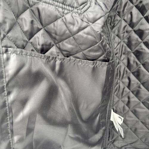 Eddie Bauer Herren L Stepp Flanell Hemd Jacke grau gestreift Knopfleiste Shacket - Bild 4 von 16