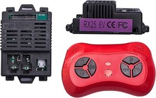 RX25 6V Kids Powered Ride on car 2.4G Bluetooth Remote Control and Receiver...