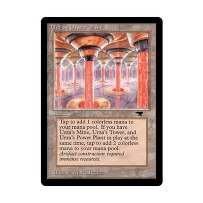 WotC MtG Antiquities Urza's Power Plant - Columns (C) EX