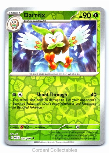 Obsidian Flames - Reverse Holo Pokemon Cards - Choose your own! - Picture 15 of 177