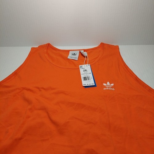 Adidas Originals Man's Size XXL - Essentials Embroidered Logo Trefoil Tank Top