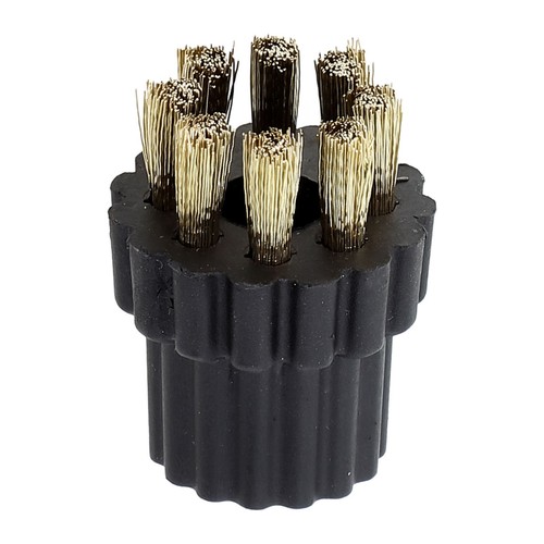 Tête de Brosse 4 X 3 Cm Accessoires Noir + Jaune Laiton Adapté Pour Pièces Vadrouille Vapeur - Photo 12/23