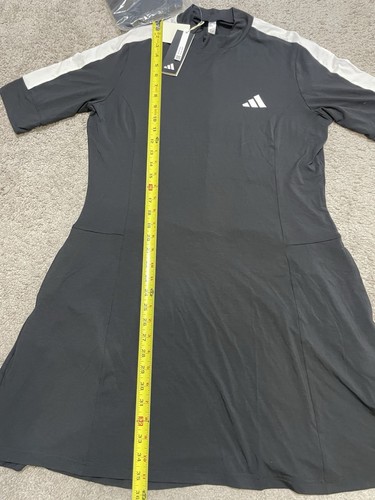 Vestido de golf Adidas para mujer L negro con pantalones cortos hecho con naturaleza IK4386 NUEVO CON ETIQUETAS $110 - Imagen 5 de 12