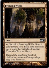 Evolving Wilds Magic The Gathering 2013 Light Play