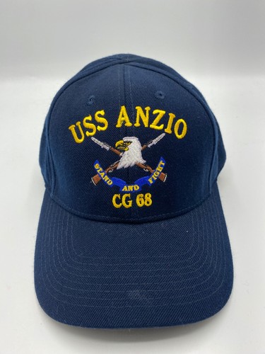 The Corps USS Anzio CG 68 Logo Blue Baseball Cap Mütze One Size