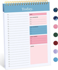To Do List Pad - to Do List Notebook for Work with 52 Sheets, Undated Daily Plan