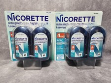2x Nicorette Sugar Free Lozenge Ice Mint Flavor 4mg 80 Lozenges New Exp 05/2028