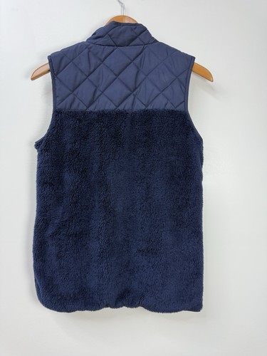 Gilet trapuntato per bambini CROWN & IVY blu navy taglia L (unisex) - Foto 5 di 8