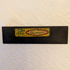 Pike Norton Abrasives Hard Arkansas Sharpening Stone, Black, Original