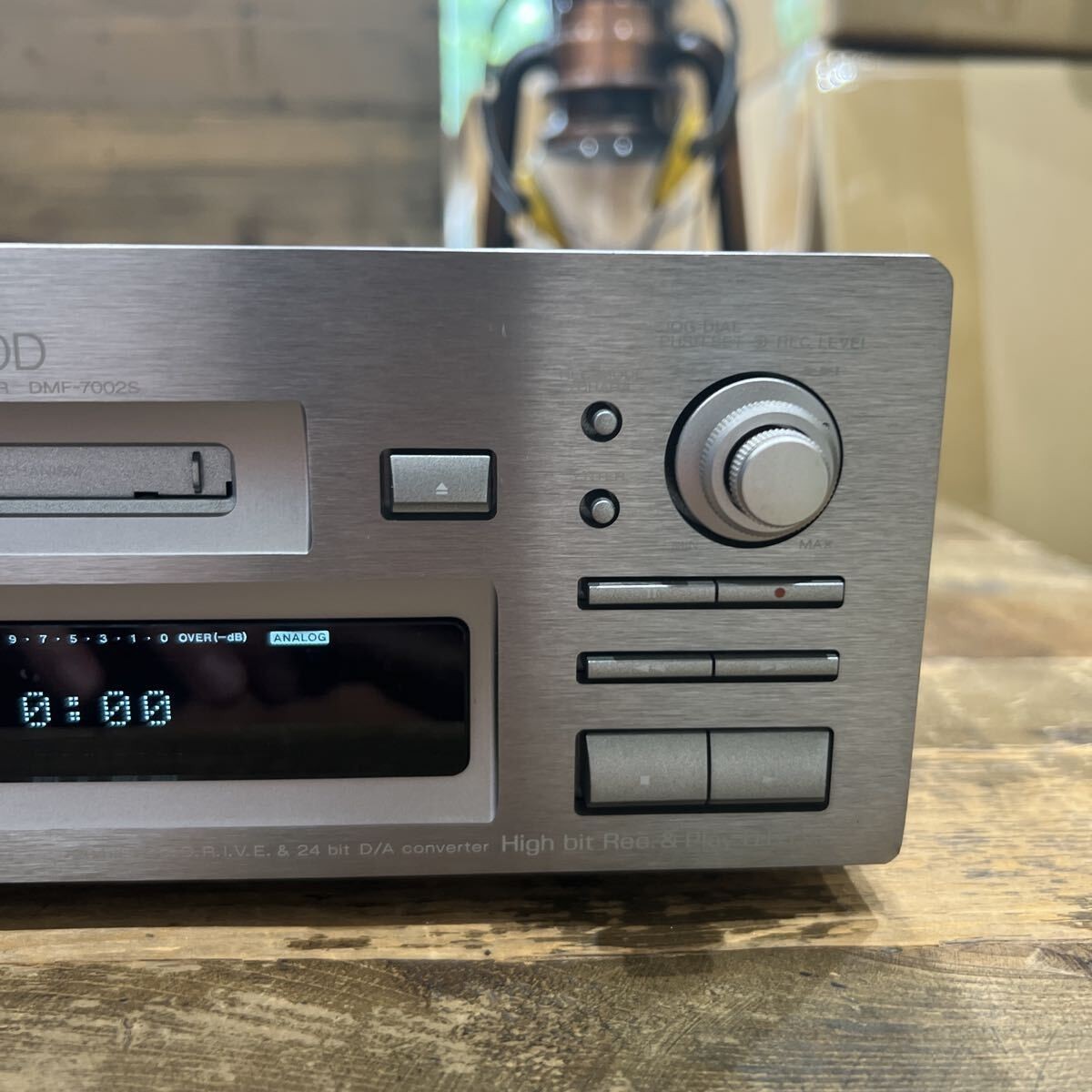 その他 Kenwood DMF-7002S KENWOOD DMF-7002S Stereo MD MiniDisc Recorder Digital Used