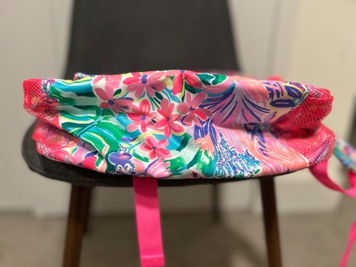 Mochila Lilly Pulitzer Grande Parques Disney Rosa Dreamin Daisy And Minnie Nueva con Etiquetas - Imagen 12 de 18