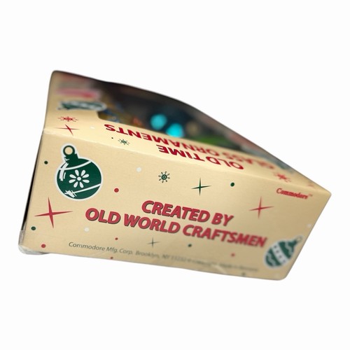 Vintage Christmas Glass, Ornaments, Old Time, Hand Decorated Kmart Romania - Picture 5 of 11