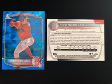 2025 Bowman Chrome Sapphire JHOSTYNXON GARCIA 1st Rookie Red Sox RC SP QUANTITY