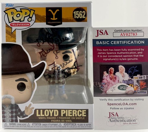 Forrie J Smith Signed Yellowstone Lloyd Pierce Funko POP! 1562 Autograph JSA COA - Picture 1 of 6