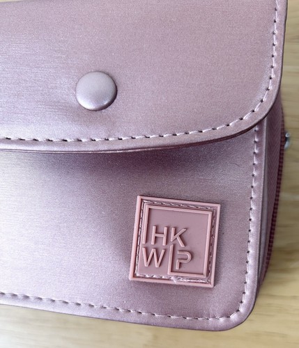 IHKWIP XL Wear Everyhere Crossbody Bag/Purse W/ Wristlet NWT Metallic Pink - Picture 9 of 16