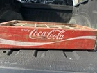 Coca-Cola Vintage 24 Bottle Wooden Crate Carrier 1972 Chattanooga Bottle Holder