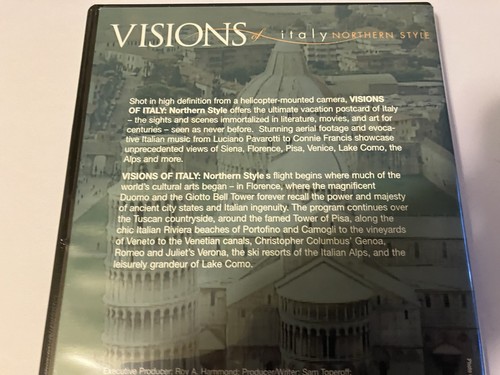 VISIONS OF ITALY NORTHERN STYLE DVD 2002 WLIW NEW YORK LUCIANO PAVAROTTI VENICE - Picture 5 of 6