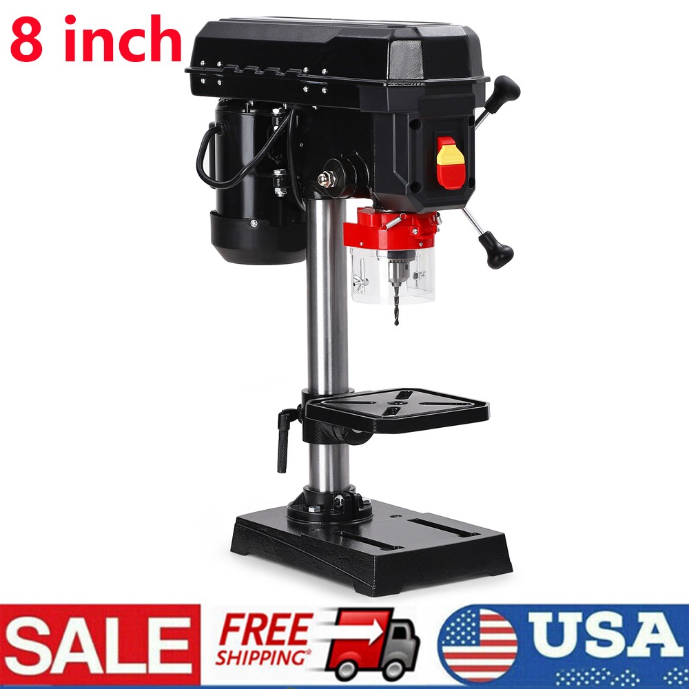 8inch Benchtop Drill Press 2.5Amp Bench Drilling Machine 5-S