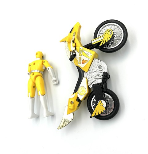 Bicicleta Bandai 1994 Mighty Morphin Power Rangers Thunder con Yellow Ranger MMPR - Imagen 8 de 13