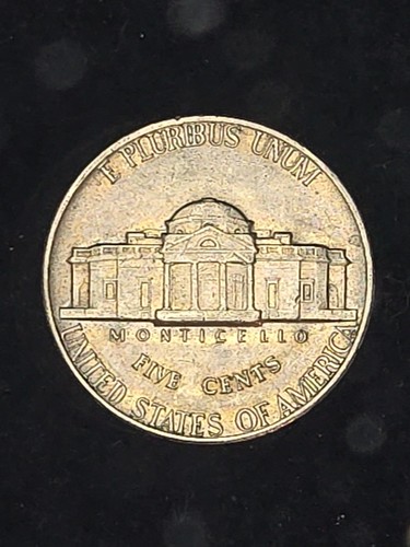 D Jefferson 1971 níquel circulado - Imagen 2 de 2