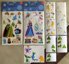 Lot of MRS. GROSSMAN'S Fantasy Wizard / Fairies / Unicorns / Princess Stickers