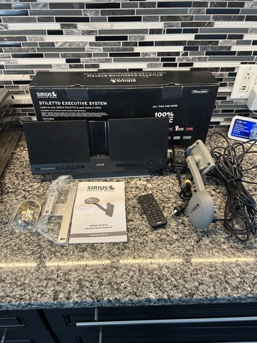 Sirius XM STILETTO altoparlante esecutivo sistema dock radio satellitare in scatola SLEX2 - Foto 6 di 14