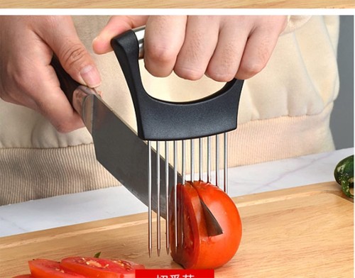 Slicer Meat Slicer, Food Slice Assistant Onion Holder Slicer, Kitchen Gadgets... - Picture 5 of 6