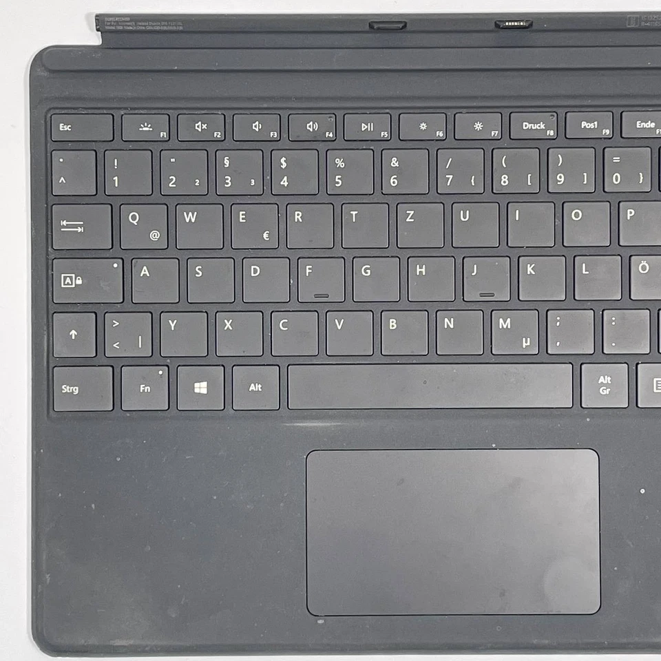 UNGETESTET Microsoft Type Cover Tastatur Trackpad für Surface Pro - Schwarz - Bild 3 von 4
