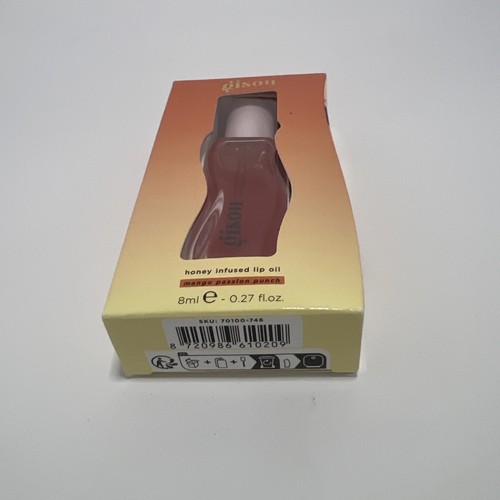 Lip Oil Honey Infused Nourishing Hydrating Mango Passion Punch 0.27 oz 8ml - Picture 6 of 6