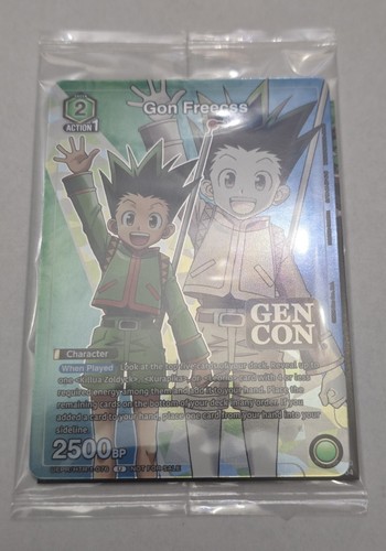 Union Arena Gen Con 2024 Hunter X Hunter Gon Freecss Promo UEPR/HTR-1-076 SEALED - Picture 1 of 2