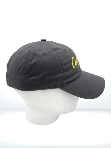 Cabelas Club Cap Hat Gray Yellow Embroidered Logo Adjustable StrapBack Cotton - Picture 4 of 7
