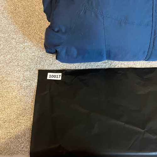 Cabelas Coat  size L Regular Premier Northern Goose Down Full Length Parka Blue - Picture 7 of 7