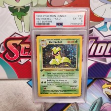 PSA 6 Victreebel 14/64 1st Edition Holo Rare - Jungle - Pokemon TCG - SHIPS FAST