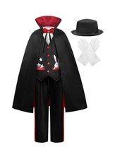 ReliBeauty Magician Costume Kids with Hat and Gloves Black 4T-4/110 Fast Ship