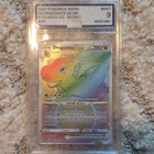 Pokemon Dragonite VSTAR 081/078 Secret Rainbow Rare Card AGS 9